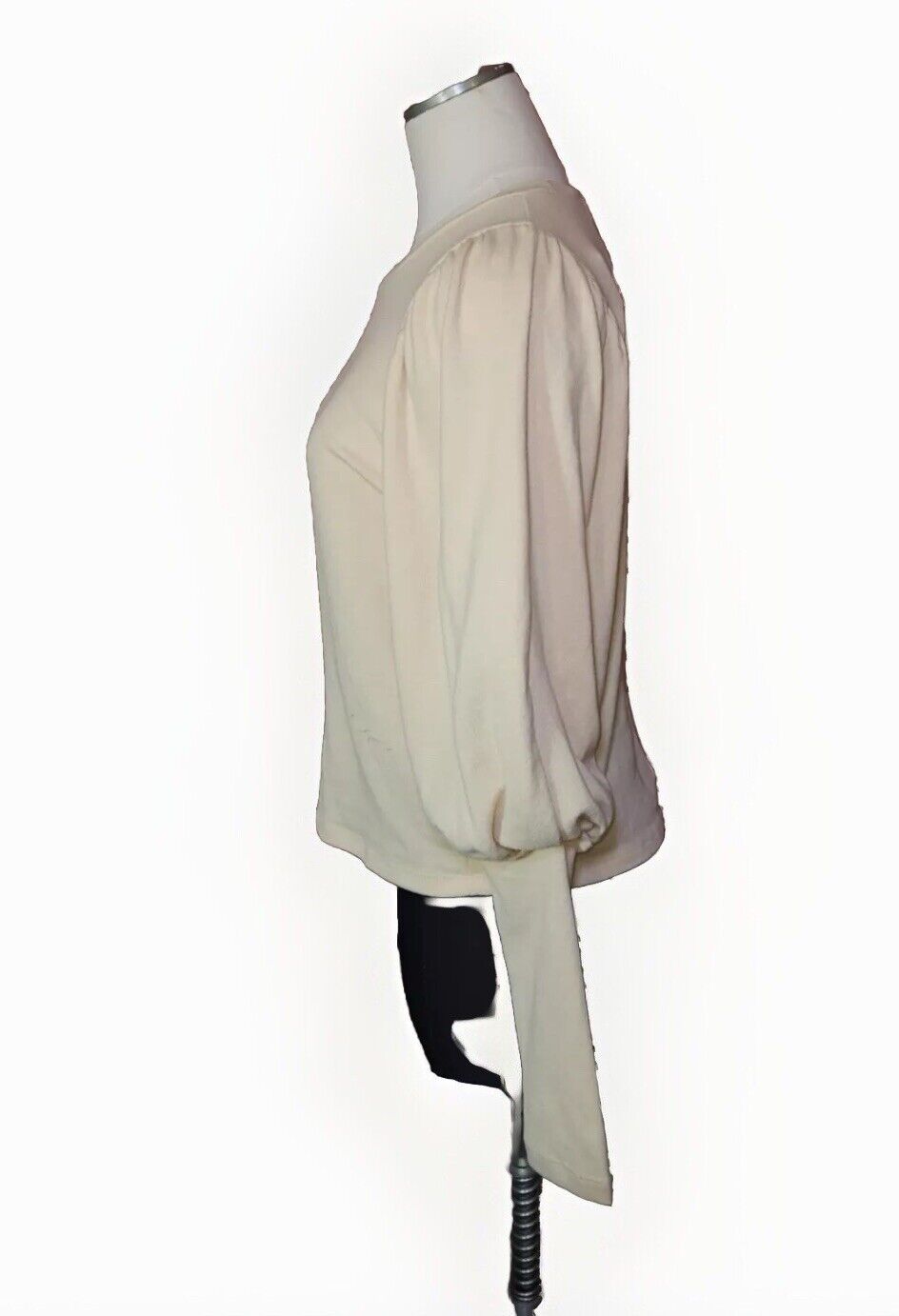 Hyfve Womens Cream Jewel Neck Wear To Work Sweater Size M