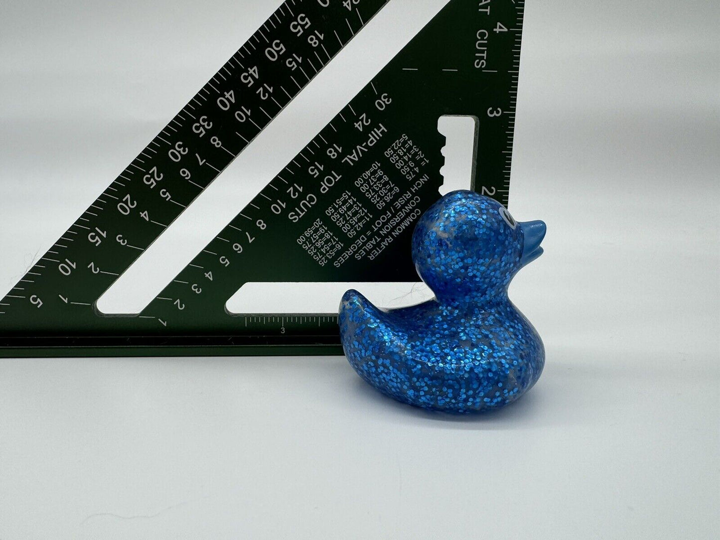 Lot of 7 Glittery Rubber Ducks Novelty Toys