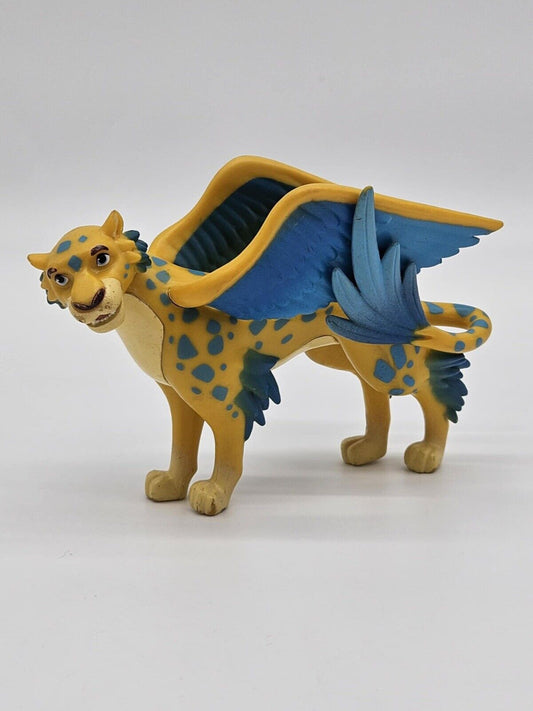 Disney Elena of Avalor Jaquin Friend Skylar 4” Figure Winged Cheetah Toy Yellow