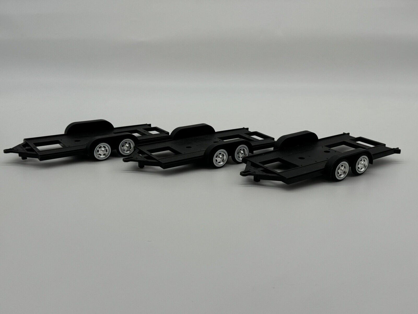 Lot of 3 Motormax Diecast Model Trailers Car Carrier No 76011/76012