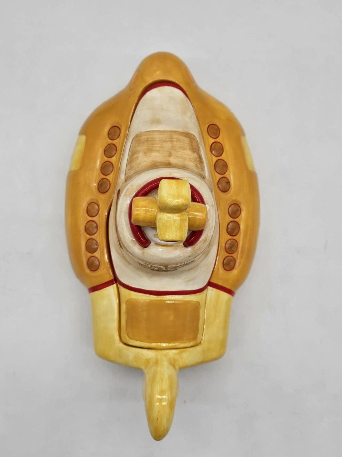 Vintage Beatles Yellow Submarine Cookie Jar Vandor 1999 RARE Original Box JB01