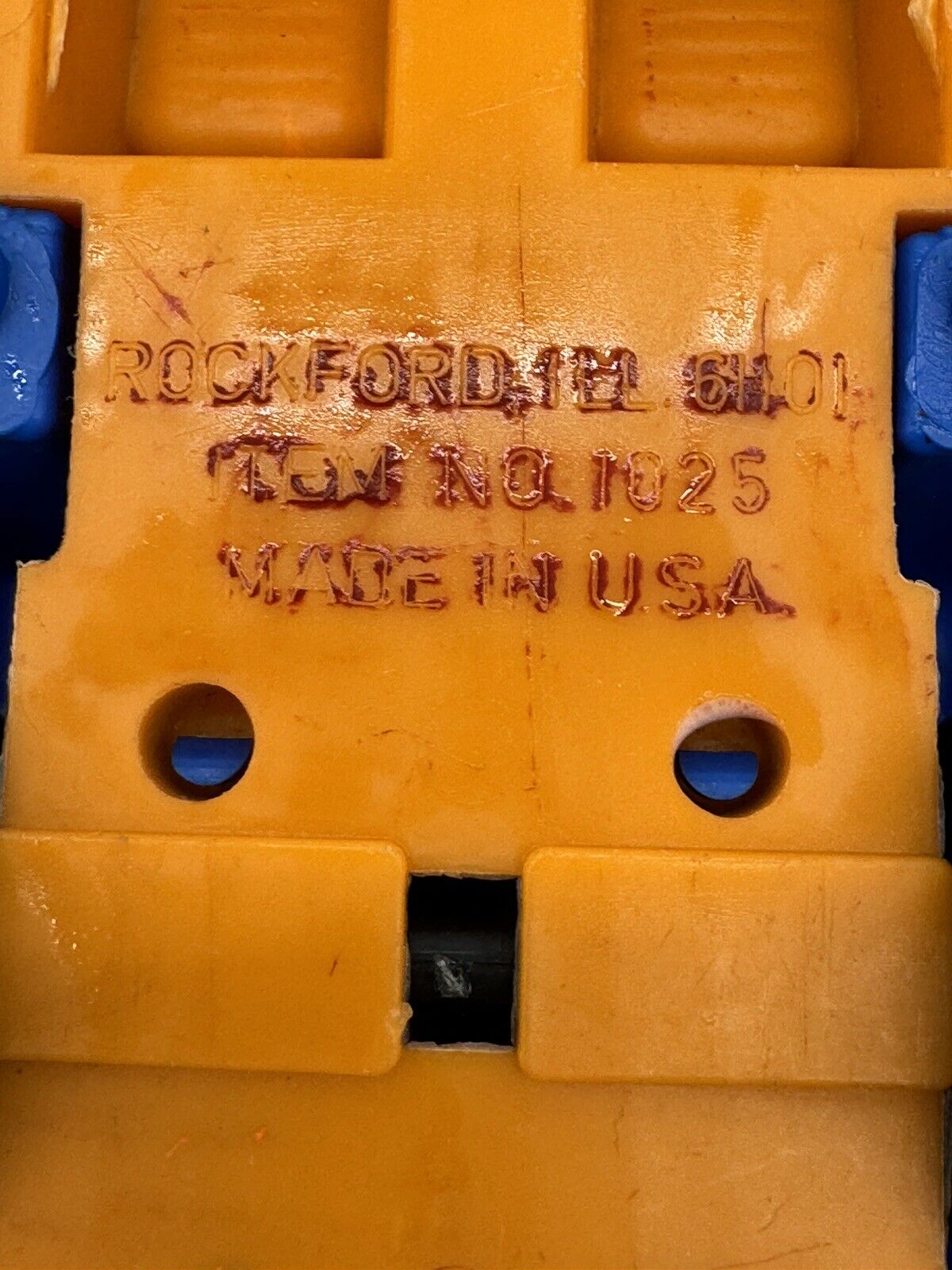 VINTAGE PLASTIC TOY CAR TESTOR TOYS SERIES 1025 ROCKFORD IL  PICKUP TRUCK 005