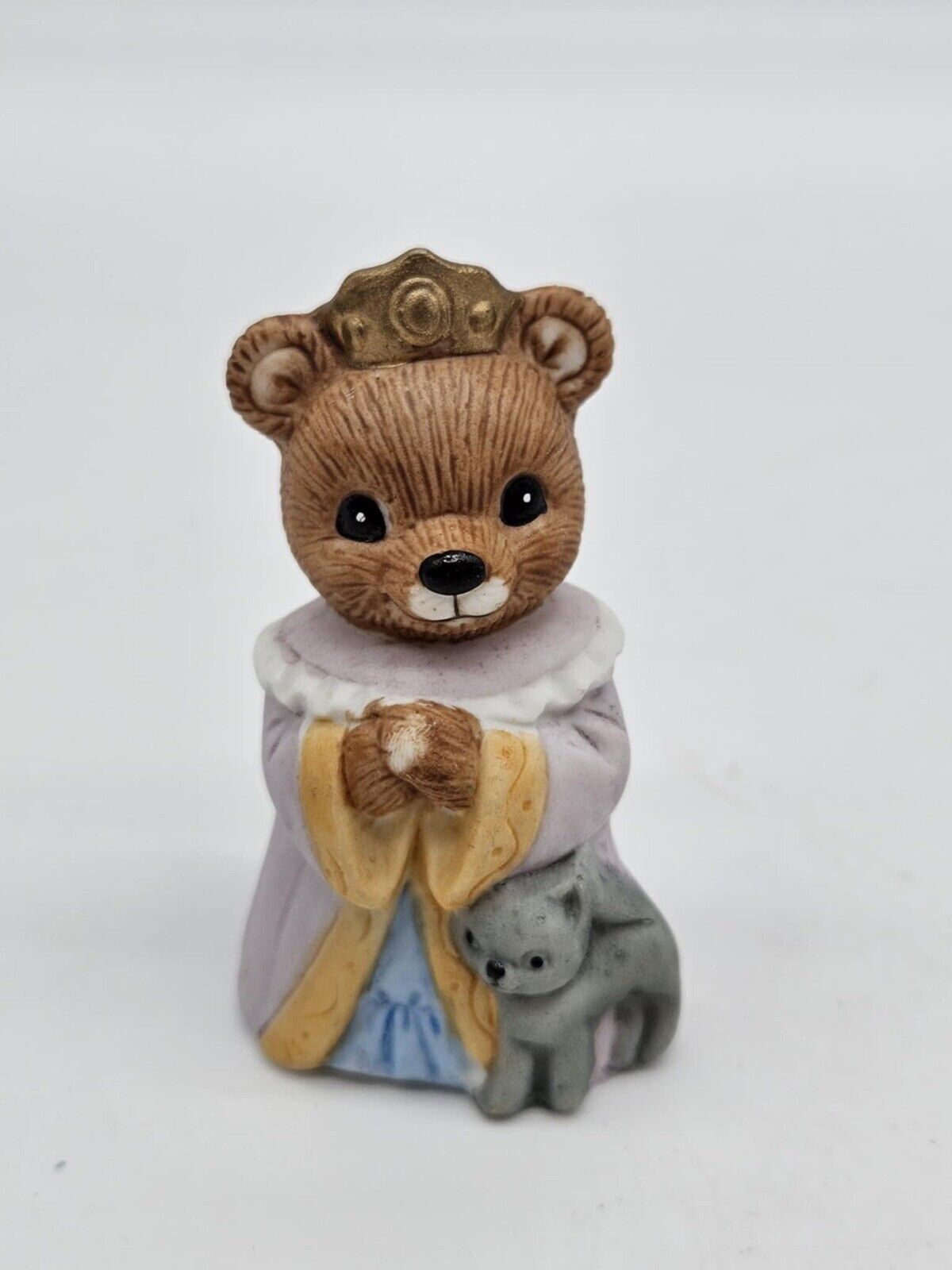 HOMCO Halloween Bear Little Princess Girl With Cat #1426