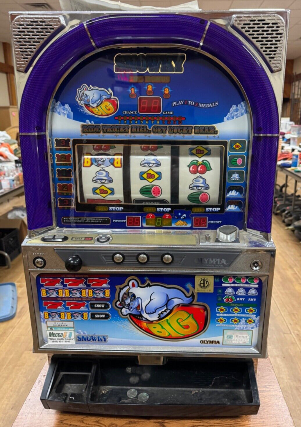 Snowky Pachislo Big Bonus Slot Machine