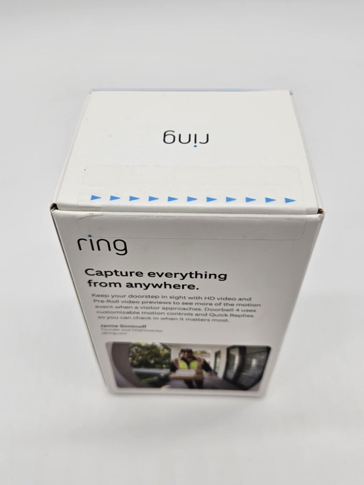 Ring Video Doorbell 4 Smart Wi-Fi Video Doorbell Wired/Battery Operated -SEALED