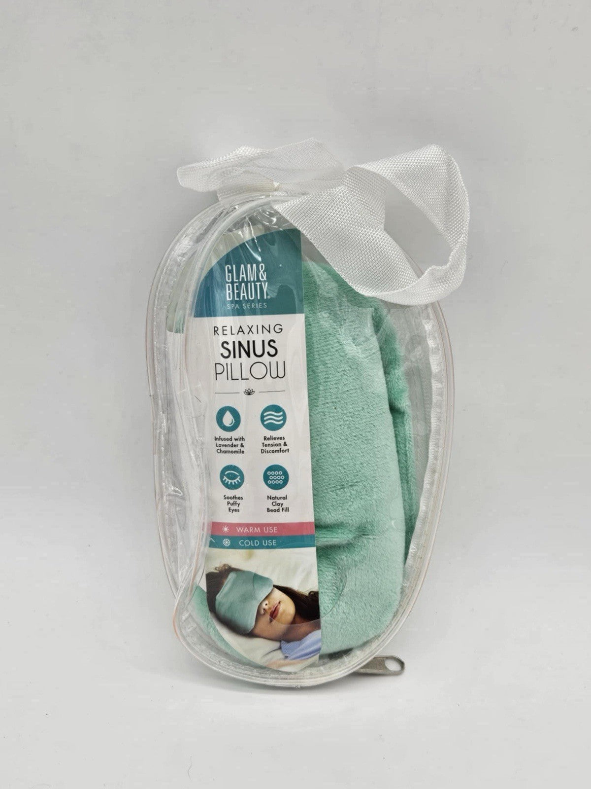 New Glam & Beauty Relaxing Sinus Pillow Gray