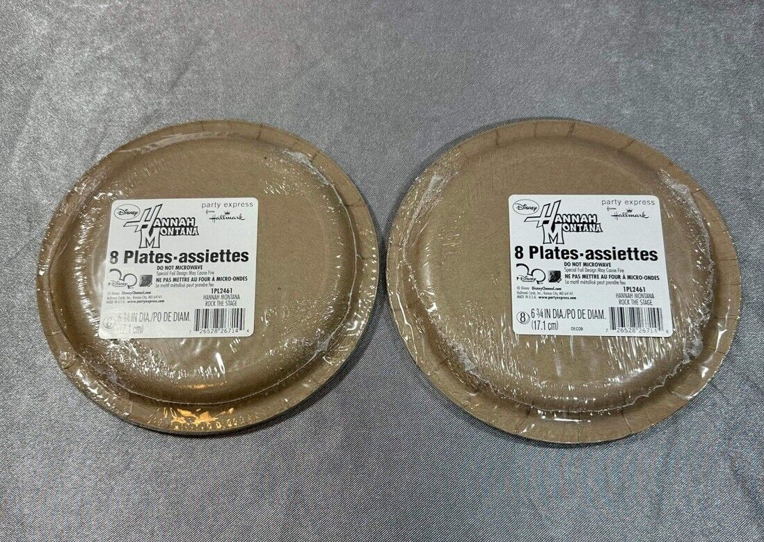 Hannah Montana Hallmark Party Plates