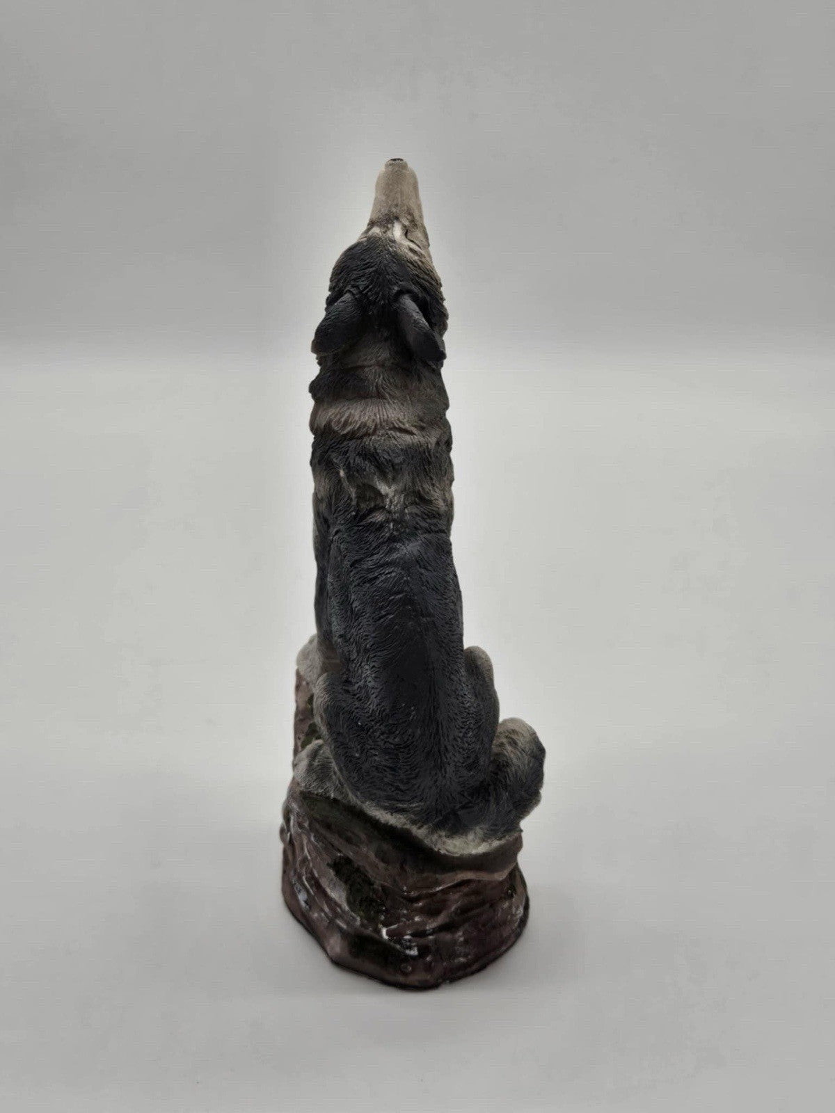 Elegant Expressions Resin Wolf Decor Statue Incense Holder Wolf