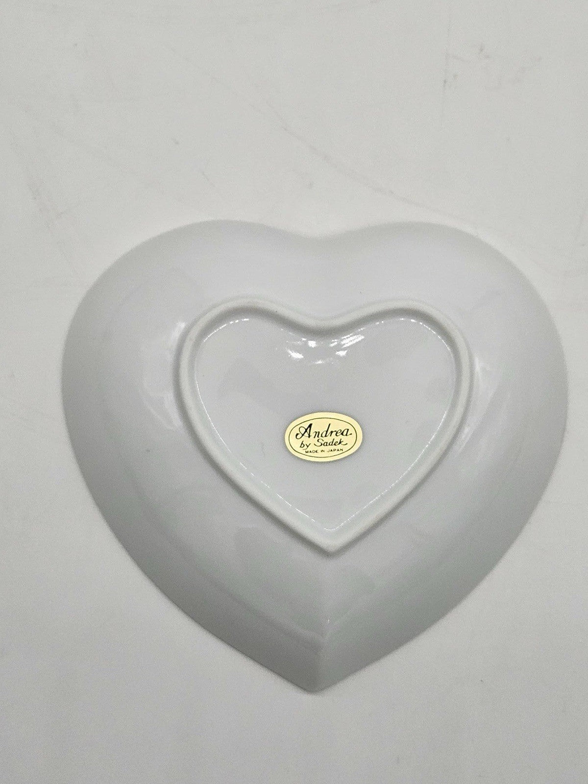 Andrea By Sadek Heart Candy Dish Bowl Made in Japan