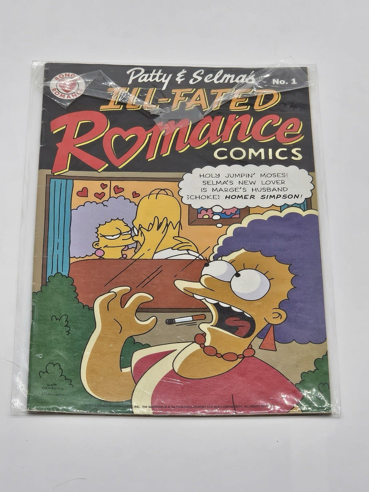 1994 Bongo Comics Simpsons #2 1st Appearance of Side Show Bob