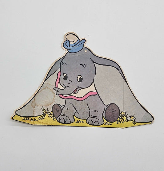 Vintage Cardboard Elephant Wall Hanging Nursery Decor