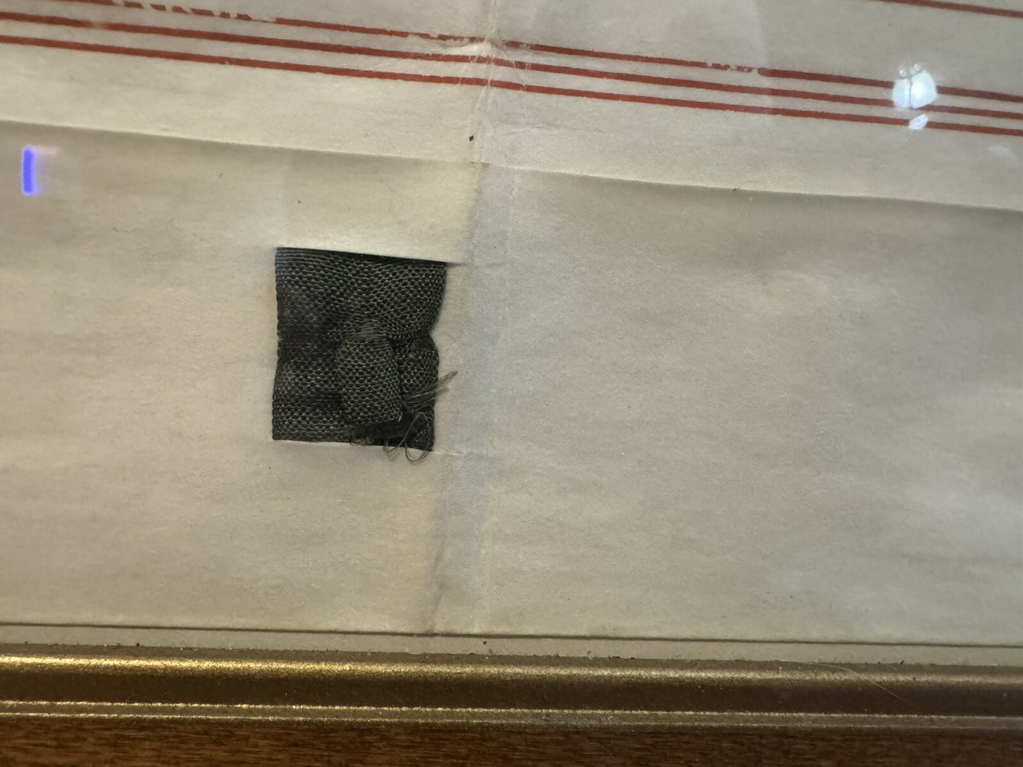 Antique Framed Indenture Document - Handwritten 19th Century Legal Indenture