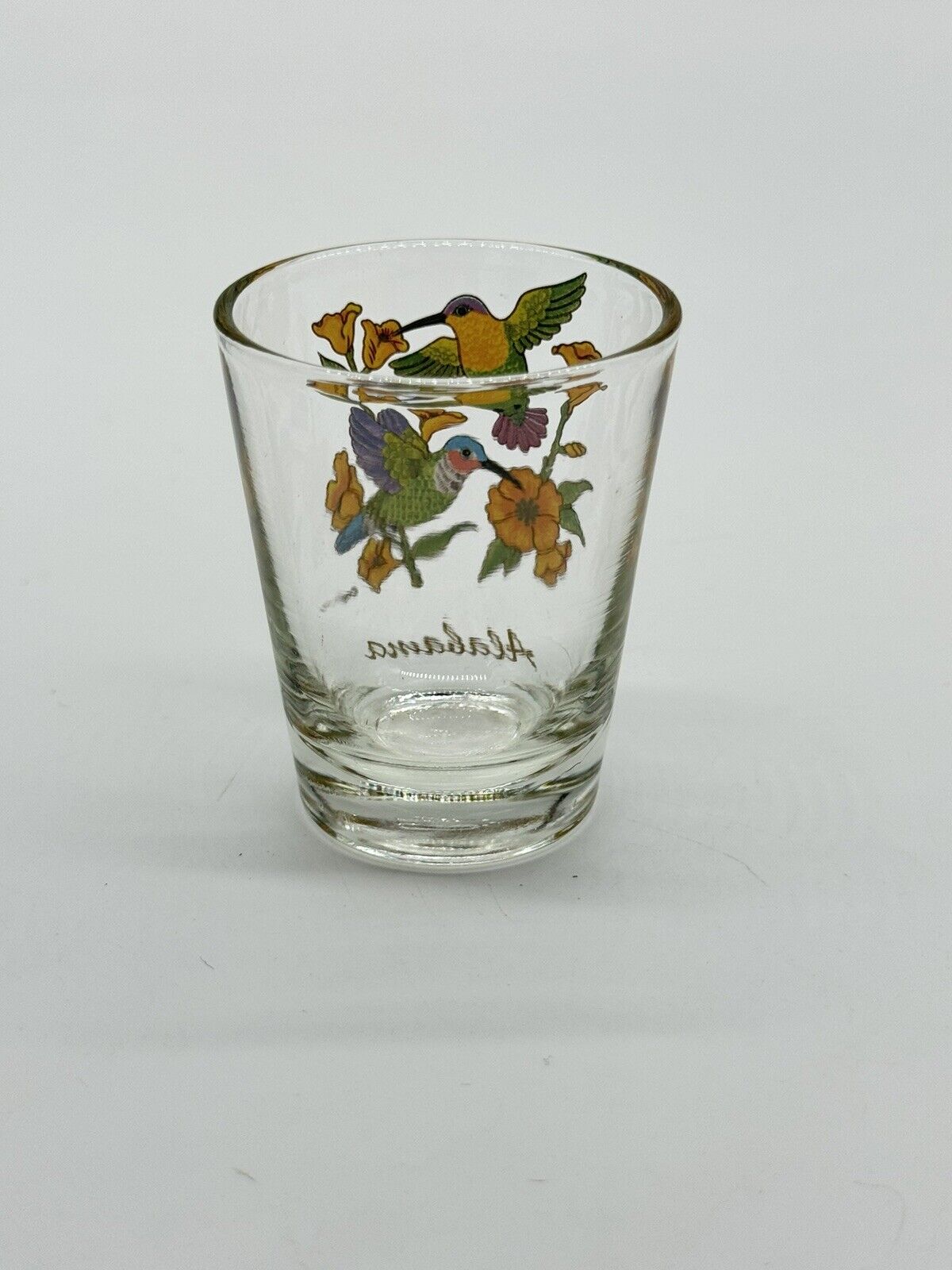 Alabama Collectable Hummingbird Shot Glass