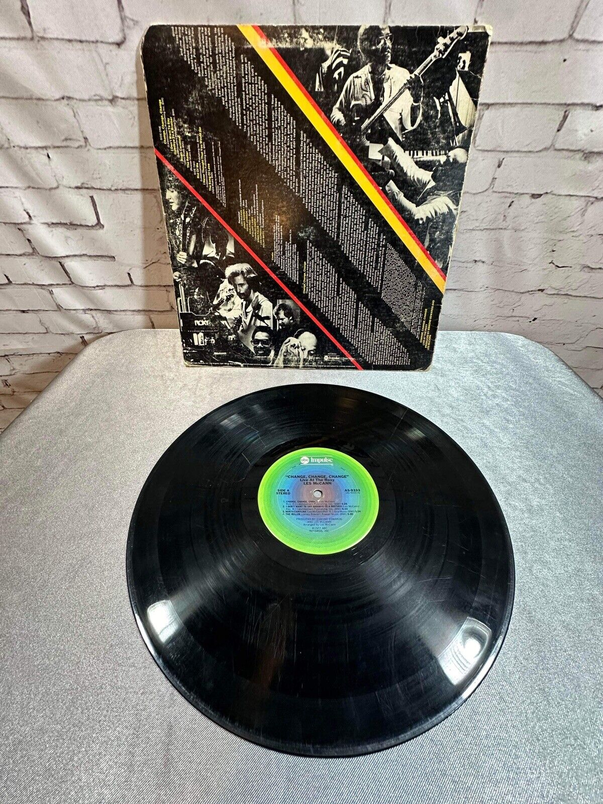 LES McCANN - LIVE AT THE ROXY Vinyl Lp ABC Impulse