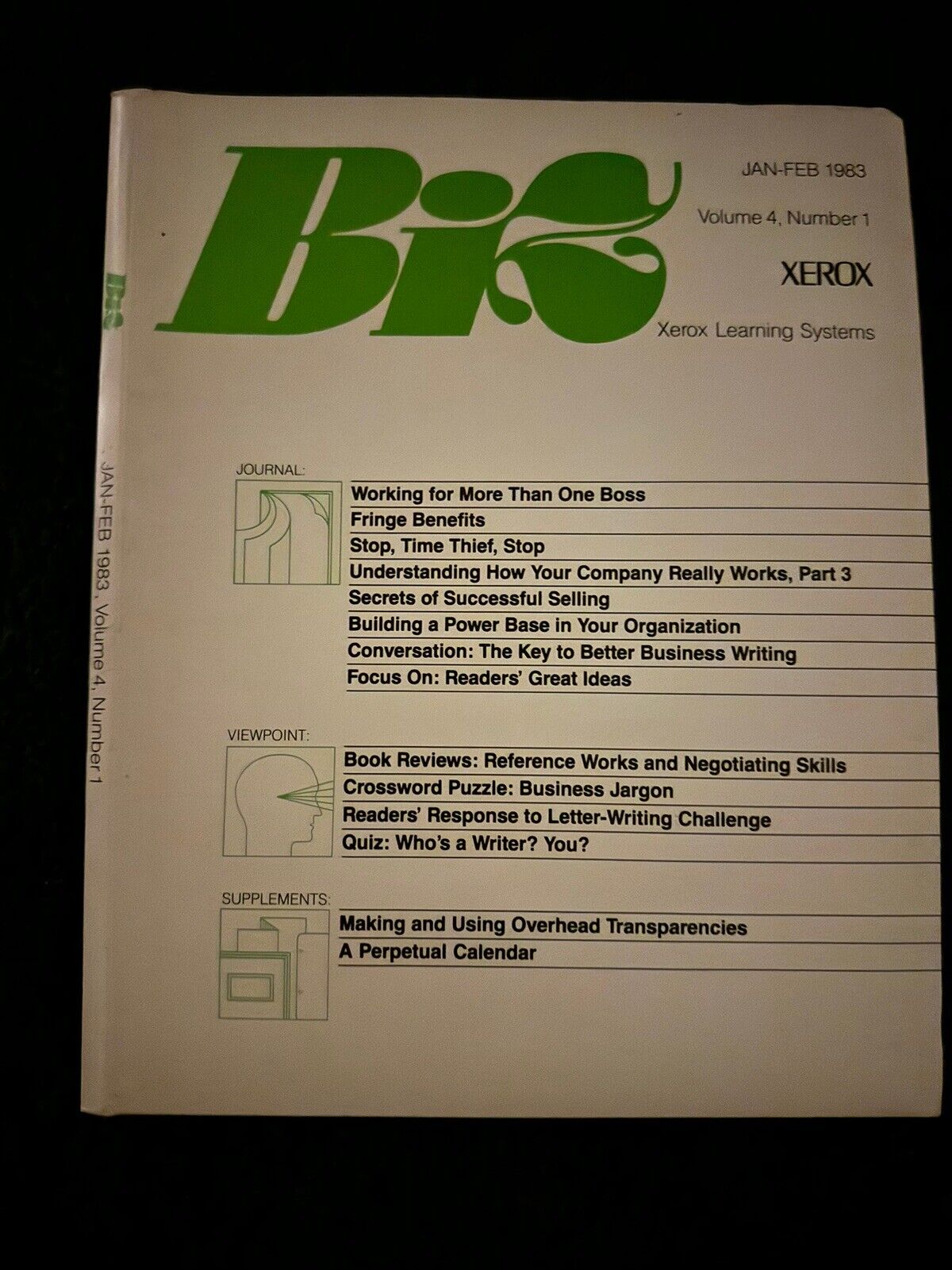 Vintage 1980s 4 Volume Lot of BiZ Xerox Learning System ￼