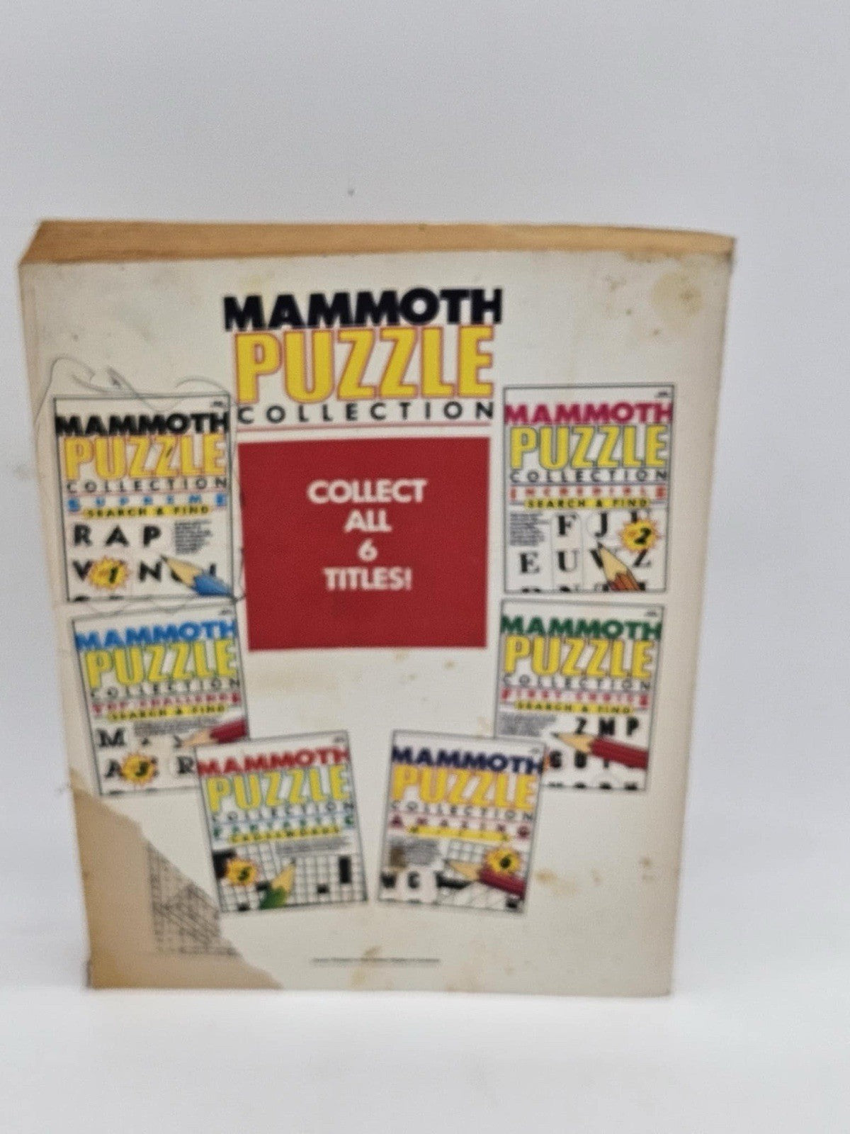 Vintage Mammoth Puzzle Collection Supreme Book of Search & Find