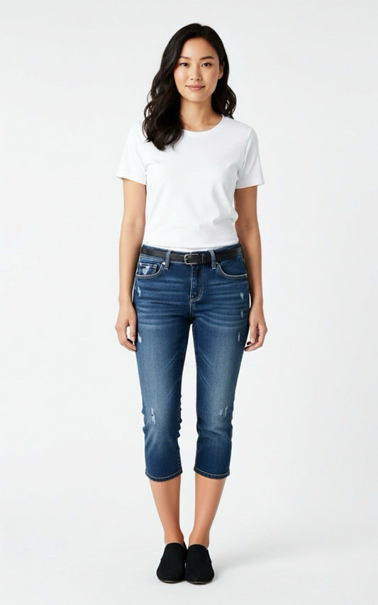 Silver Jeans Suki Ankle Slim Jeans Womens 29x27