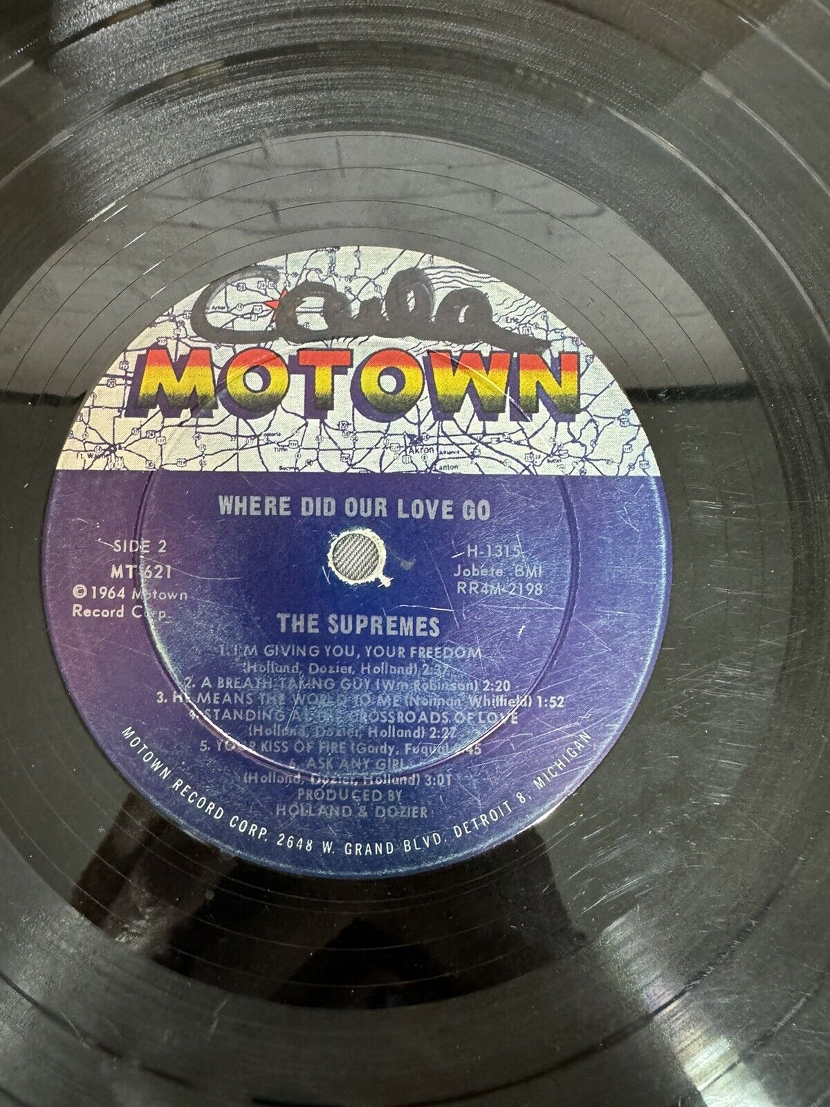 The Supremes Where Did Our Love Go Motown 621 Vinyl LP 1964