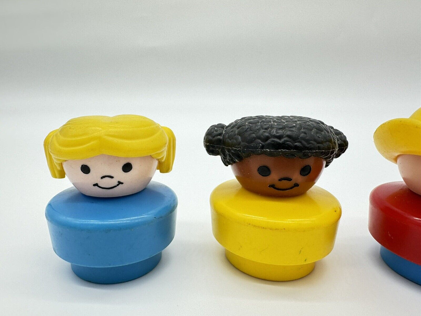 Vintage Fisher Price Little People Chunky People Lot Of 5 Figures 1990
