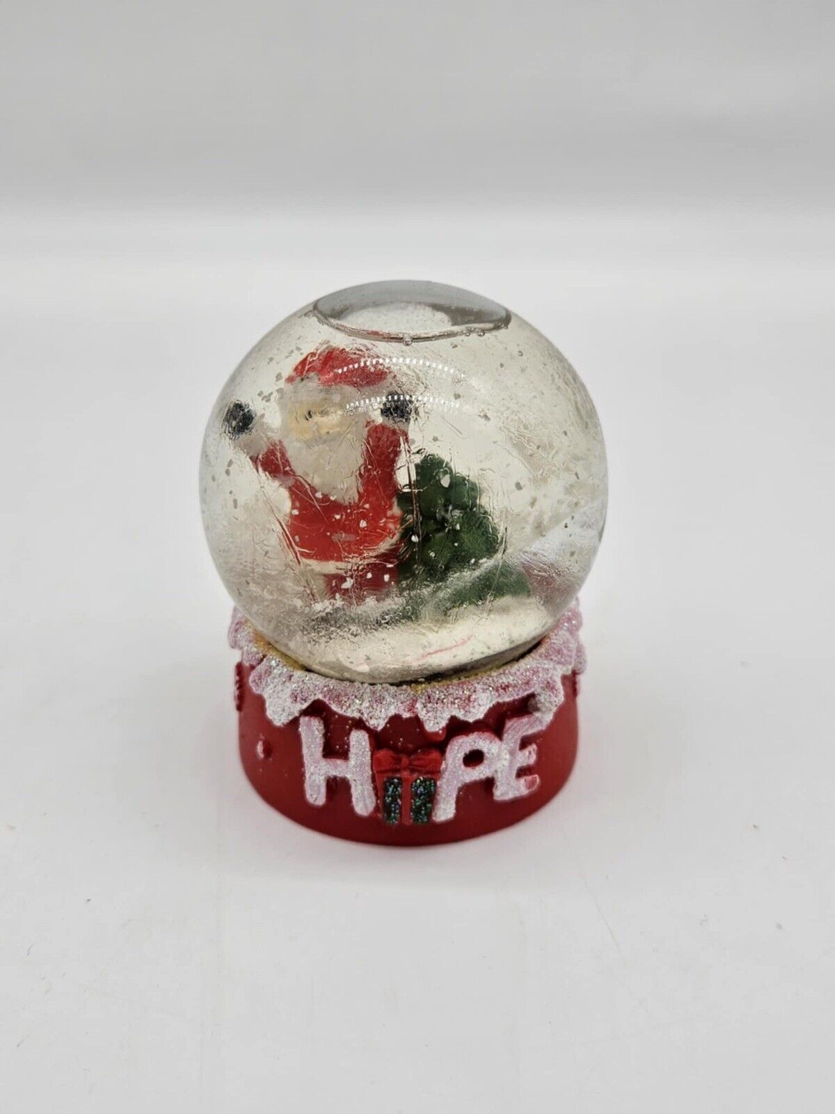 Christmas 2.5" Snow Globe Santa 'Hope'