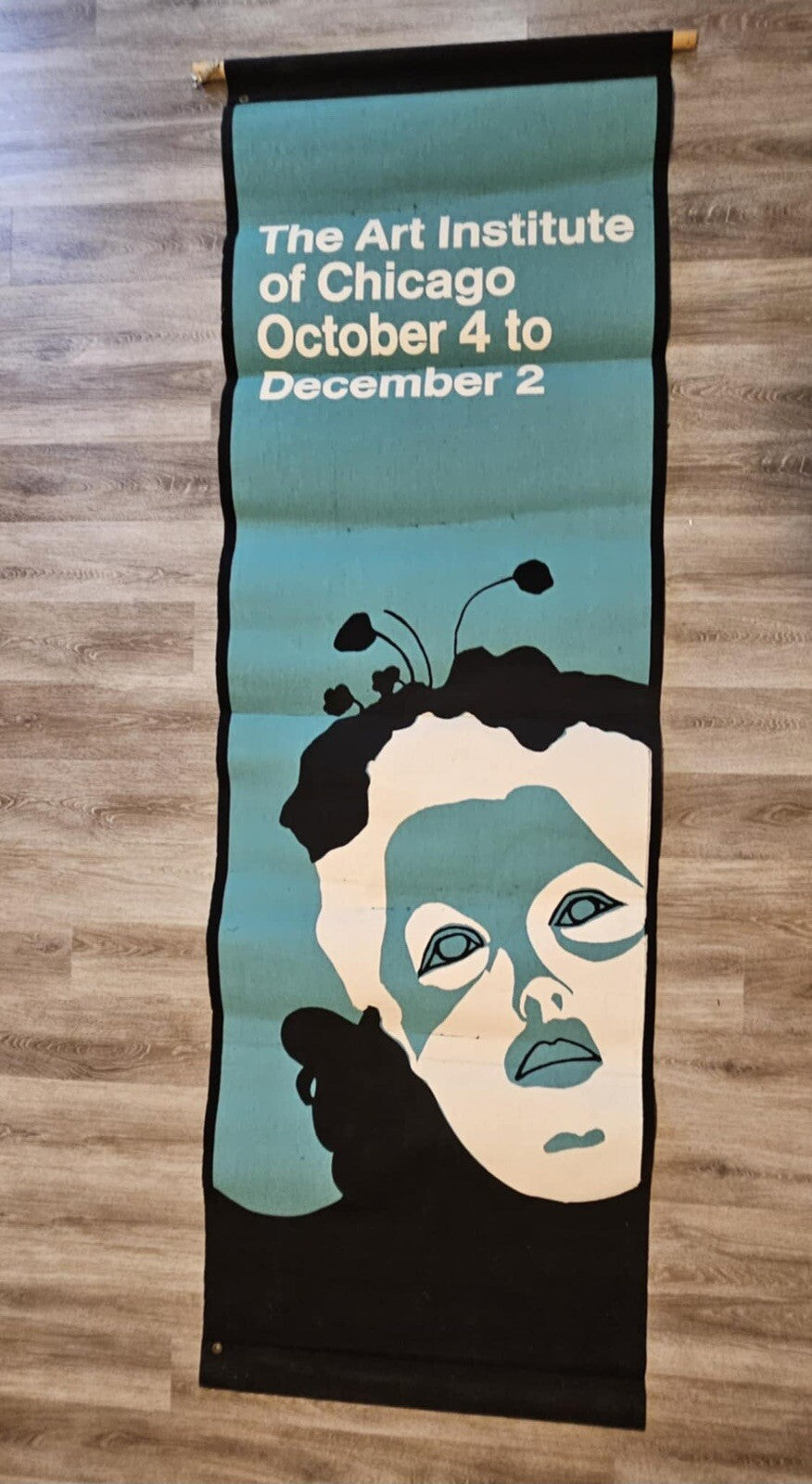 Vintage 1983 Chicago Art Museum Banners Toulouse-Lautrec: Paintings Exhibit