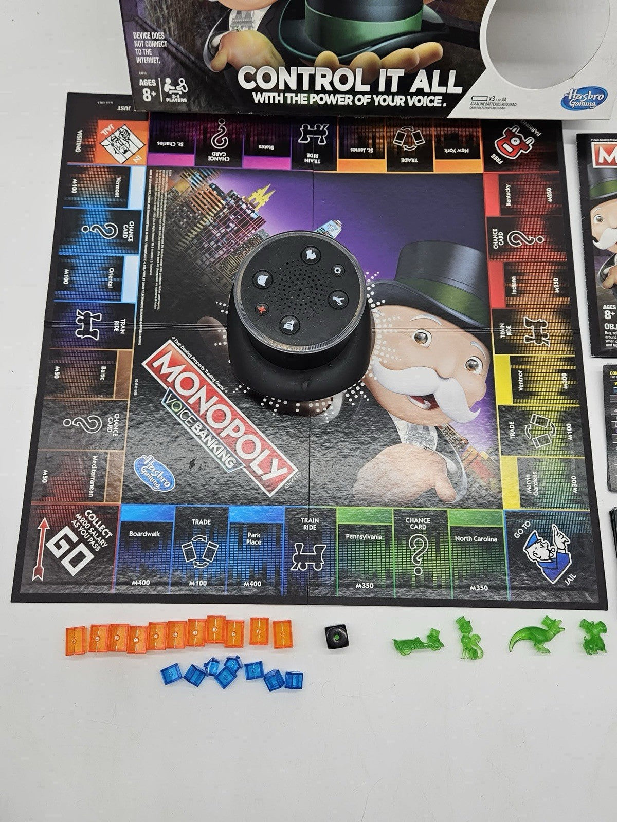 Monopoly Game - Voice Banking Edition - EUC - COMPLETE - Parker Brothers - 2018