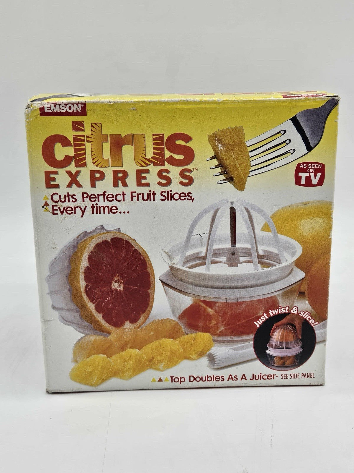 Emson Citrus Express Fruit Slicer Juicer As Seen On TV Kitchen Gadget