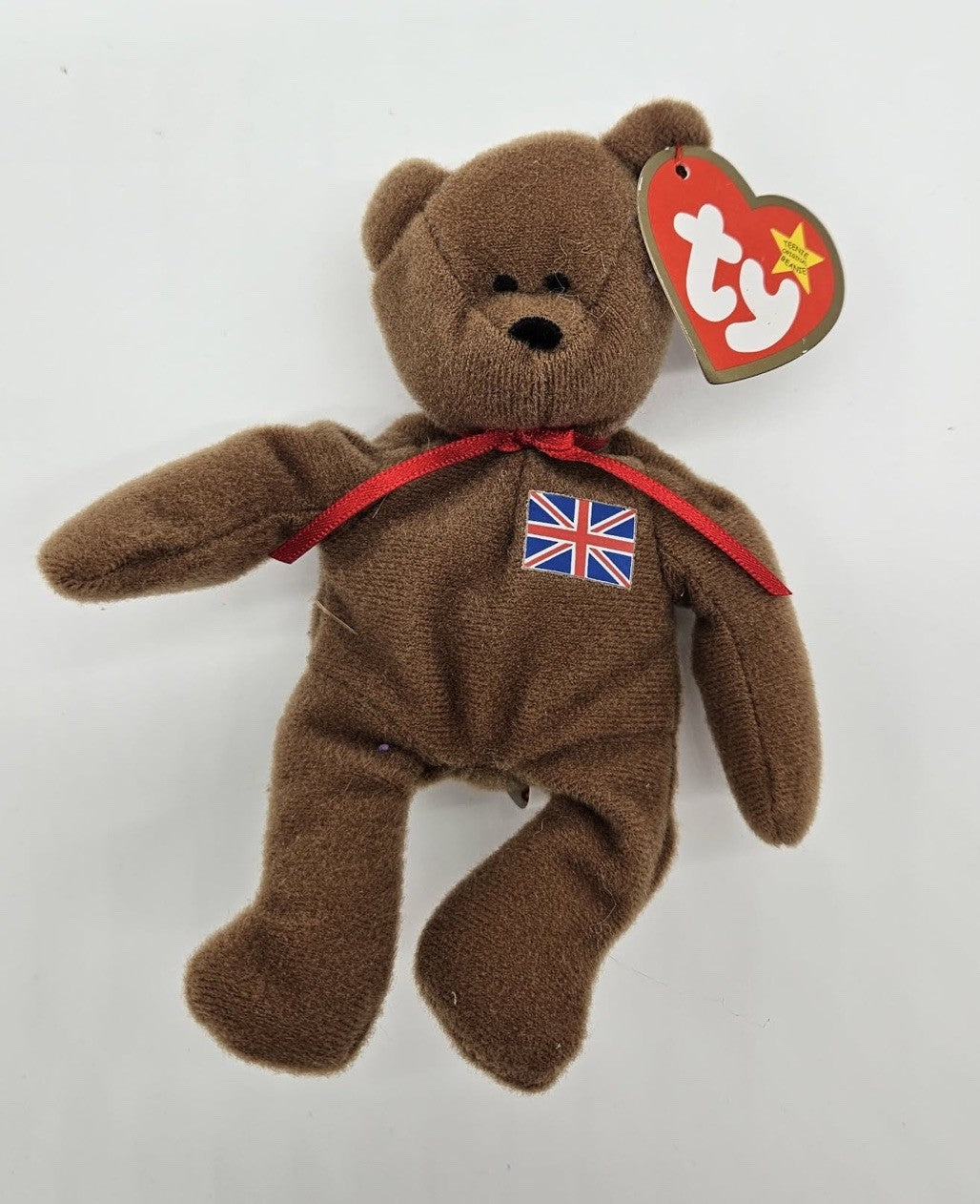 TY Beanie Baby - BRITANNIA the Bear (UK Exclusive*(8.5 inch) -MWMTs Stuffed Toy