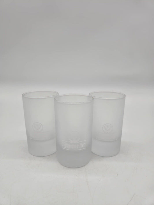 Jäegermeister Frosted Shot Glasses Set Of 3