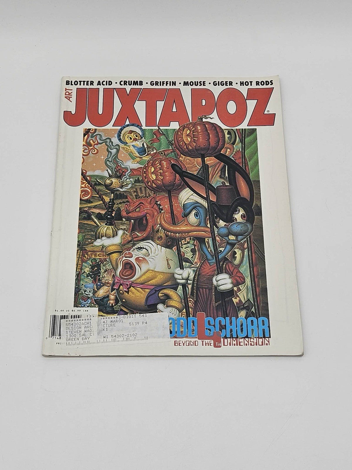 Juxtapoz Art & Culture Magazine March 2001 Todd Schorr Beyond the 7th Dimension