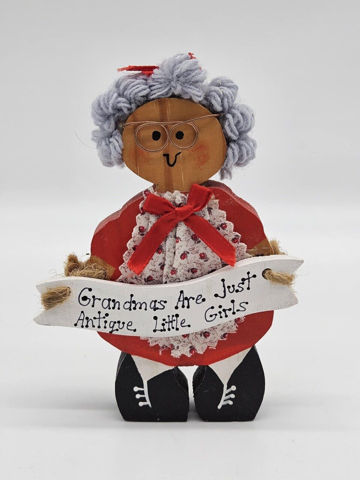 Handmade Wooden Wall Hanging Plaques ‘“Grandmas Are Just Antique Little Girls”￼