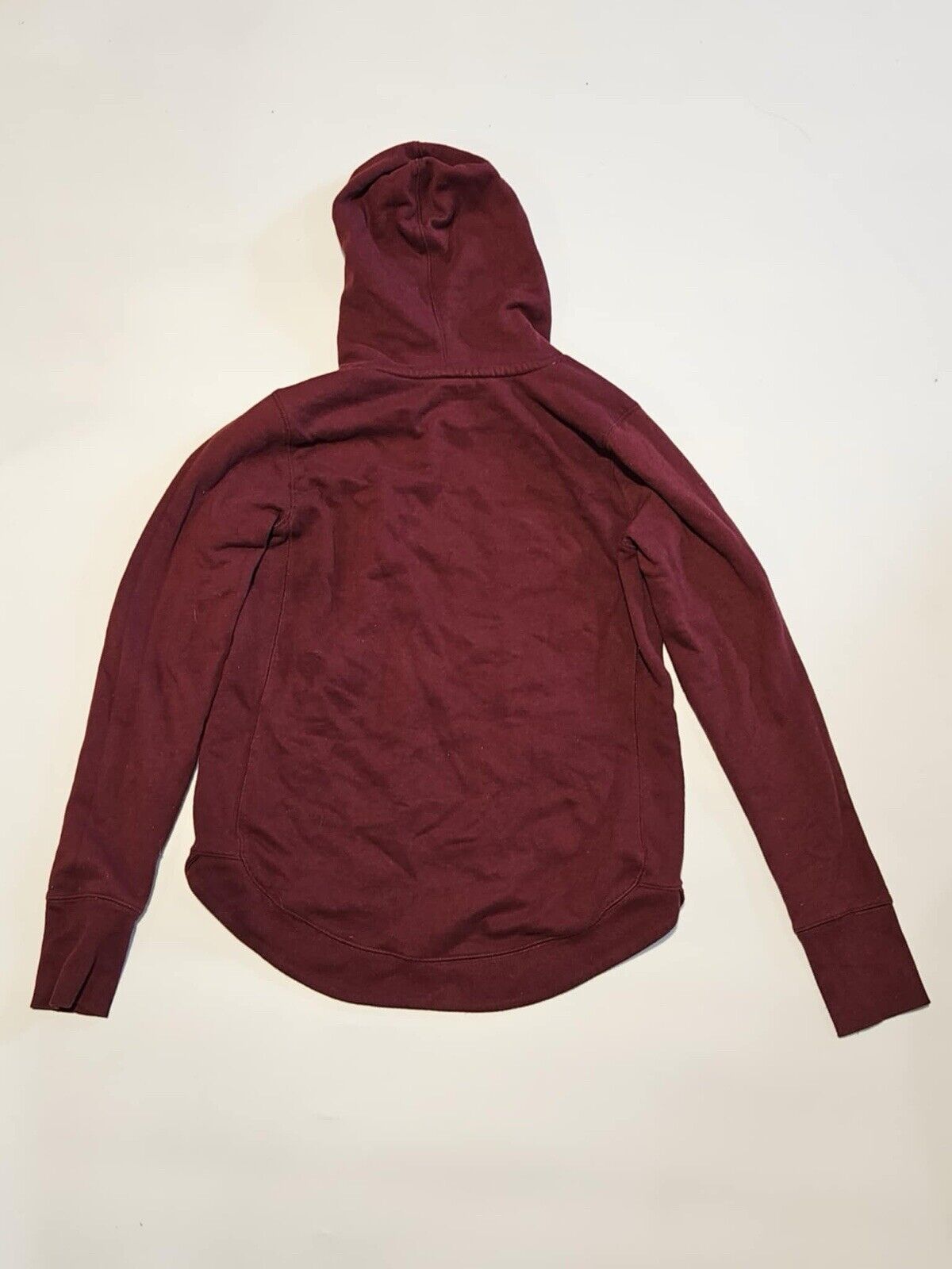 Tek Gear Sweater Womens S Long Sleeve Thumb Hole Soft Fleece Hooded Hoodie Red