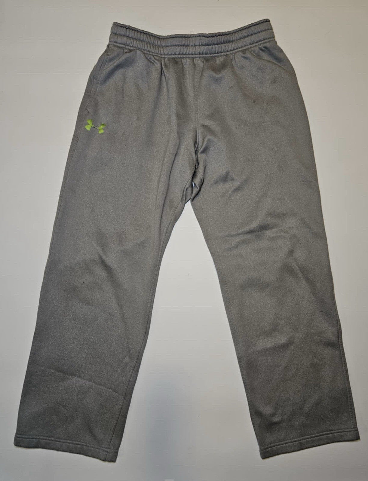 Under Armour Sweats Storm Size XL.  Grey W/ Lime Green