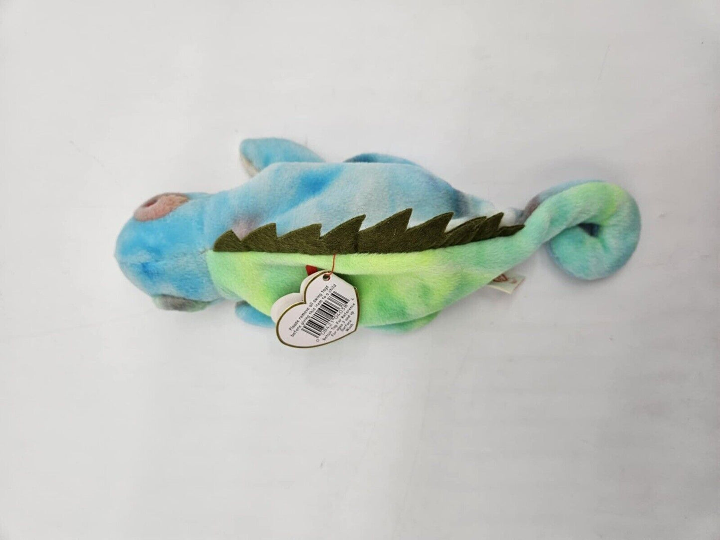 Ty Beanie Baby 9 inch TieDye Rainbow “Iggy” 1997 Rare Retired August 12 Birthday