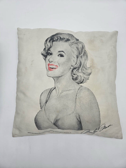 Vintage Marilyn Monroe Estate of Marilyn Monroe Decorative Throw Pillow