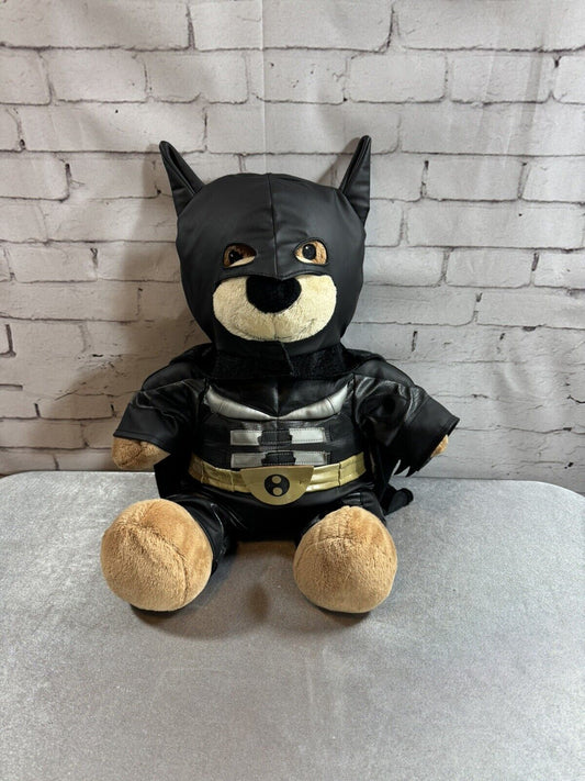 Build A Bear BAB Stuffed Animal Plush in Dark Knight Rises Batman Outfit CTY FNF