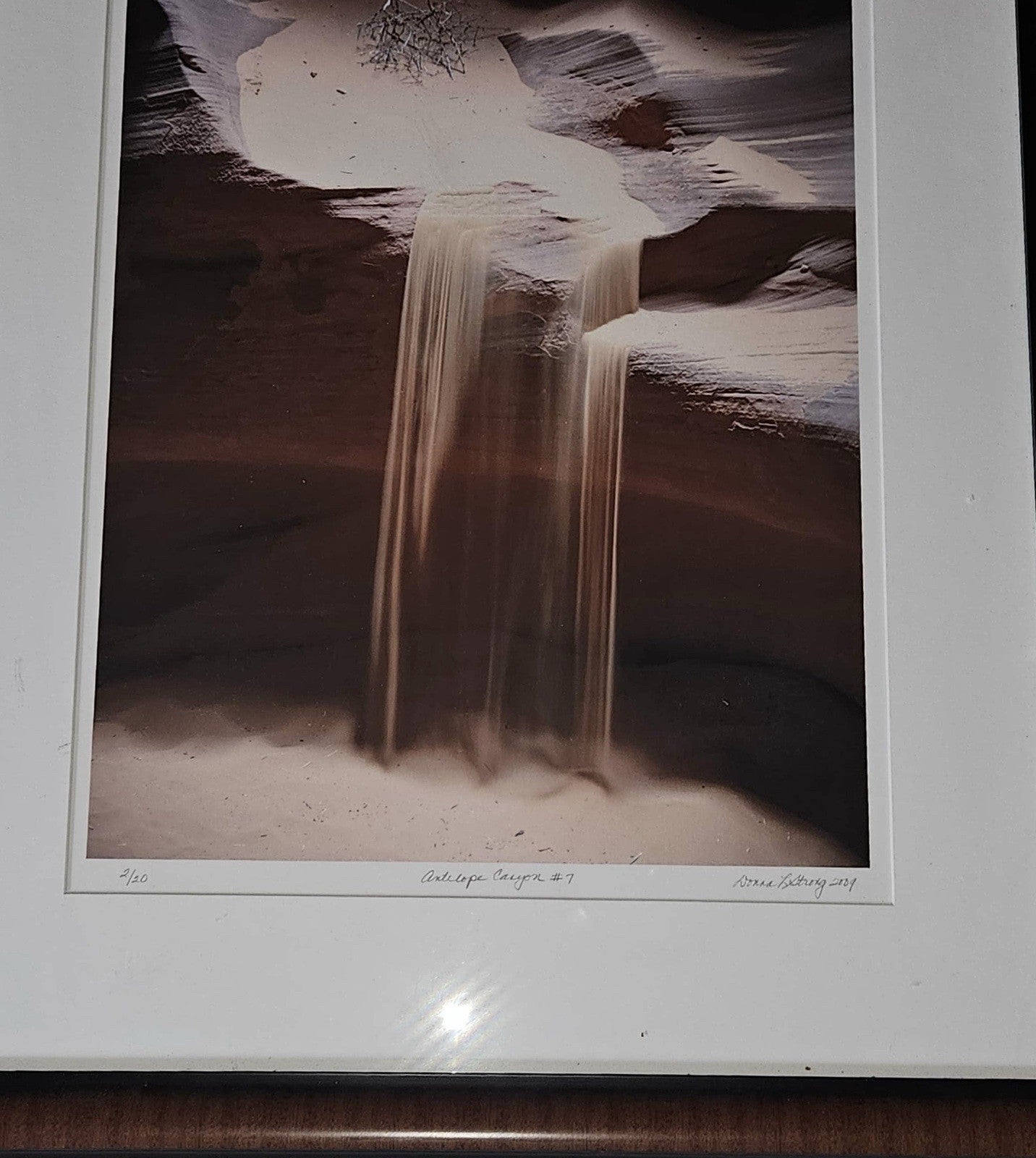 Donna Strong Antelope Canyon #7 Signed 2/20 Framed