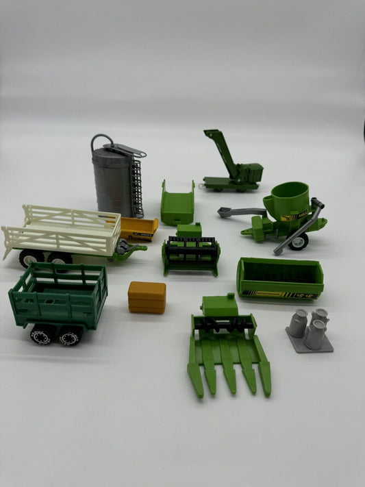 Random Lot of Vintage Model Farming Equipment Toys