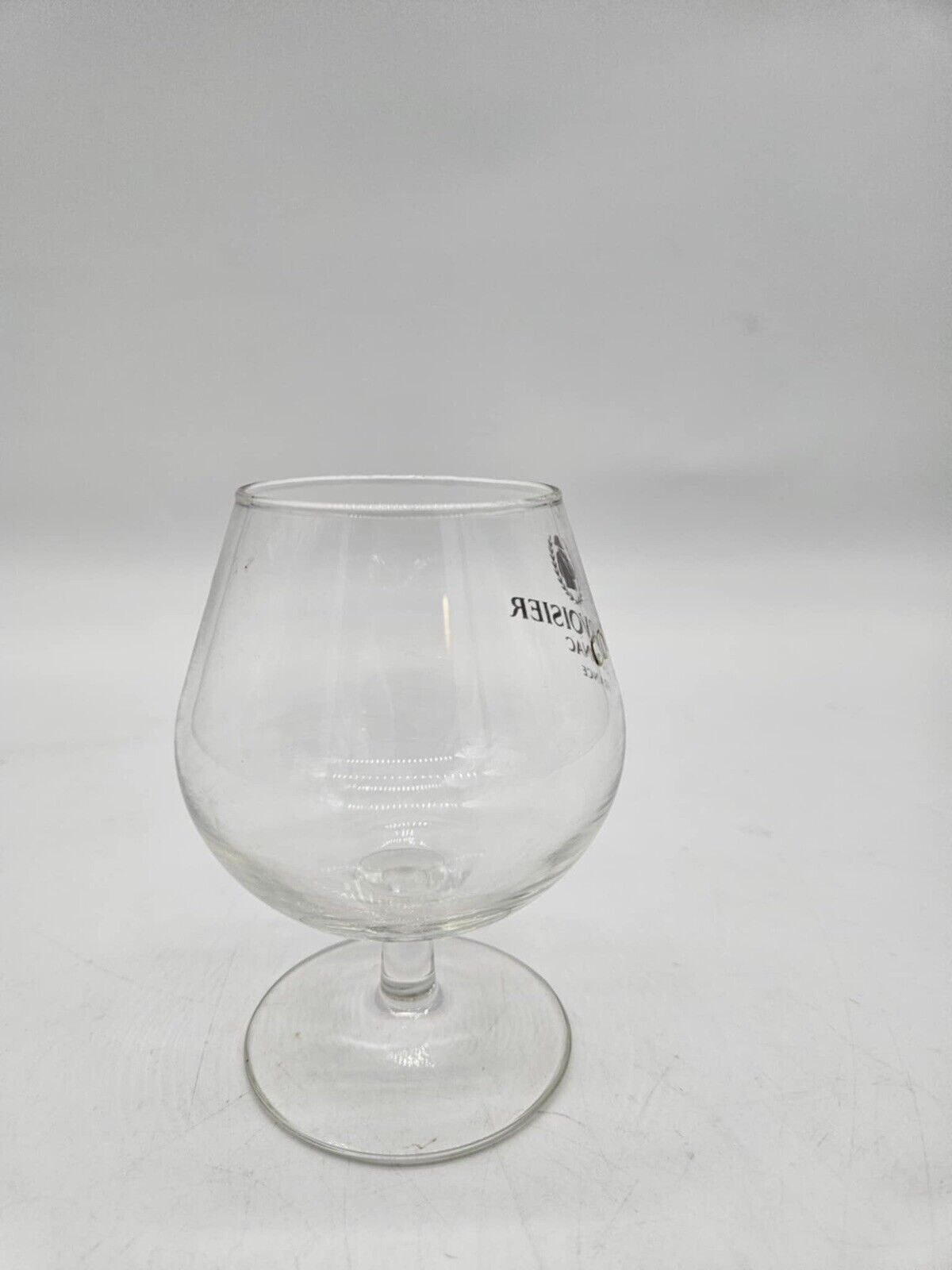 Courvoisier Le Cognac De Napoleon France Stem Glass Gold Logo Snifter