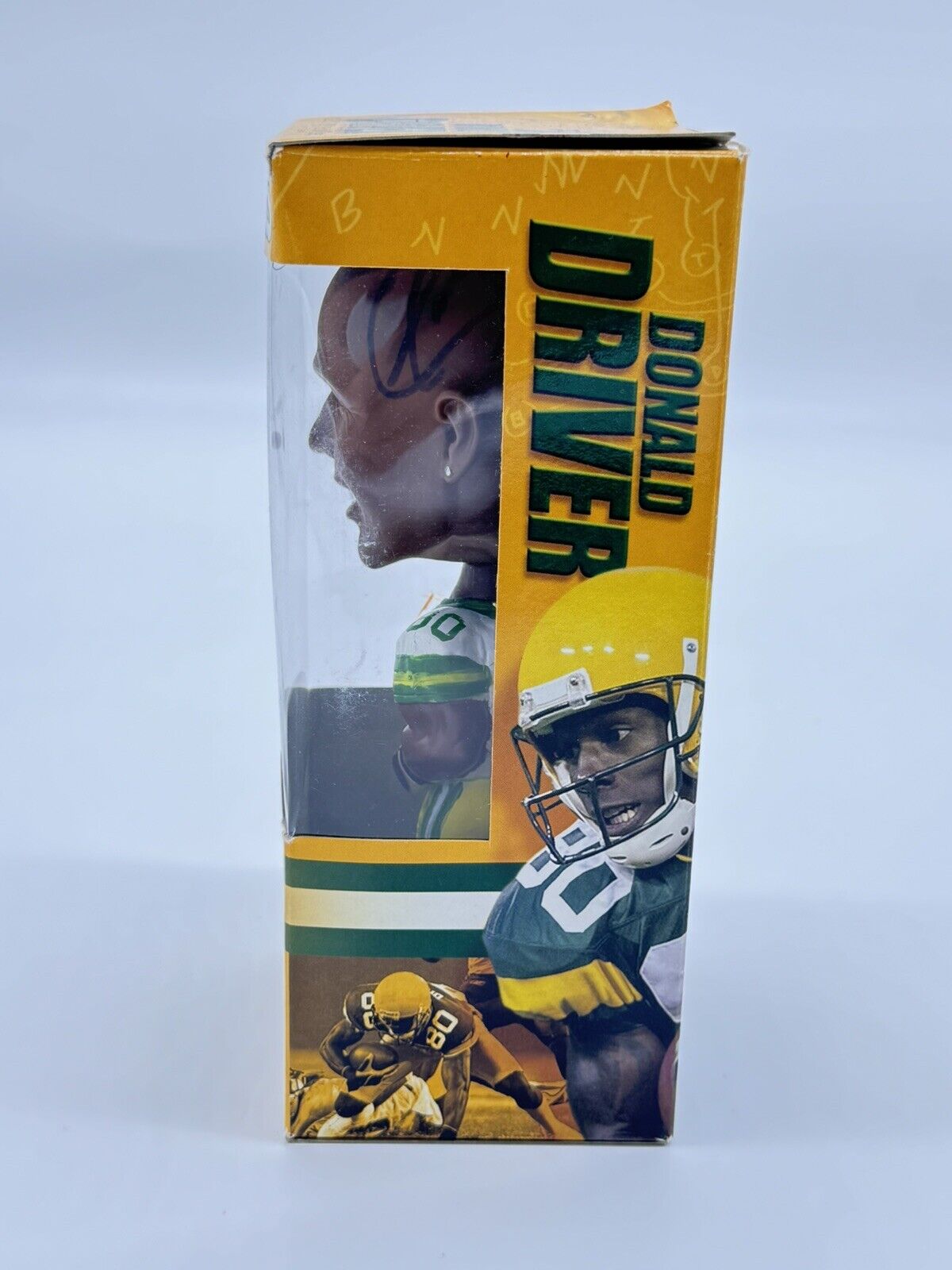 NFL Bosley Bobbles Green Bay Packers Donald Driver Bobblehead ~ SIGNED