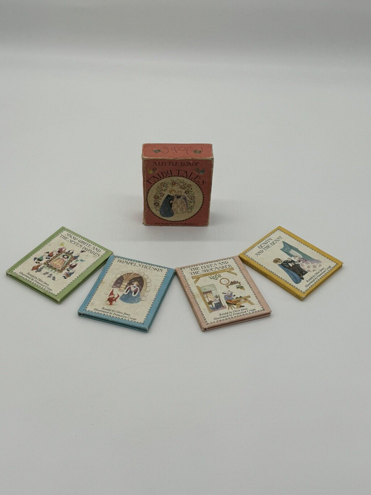 VIntage A Little Box of Fairy Tales by Olive Jones 1983-1984, Hardcover in Box