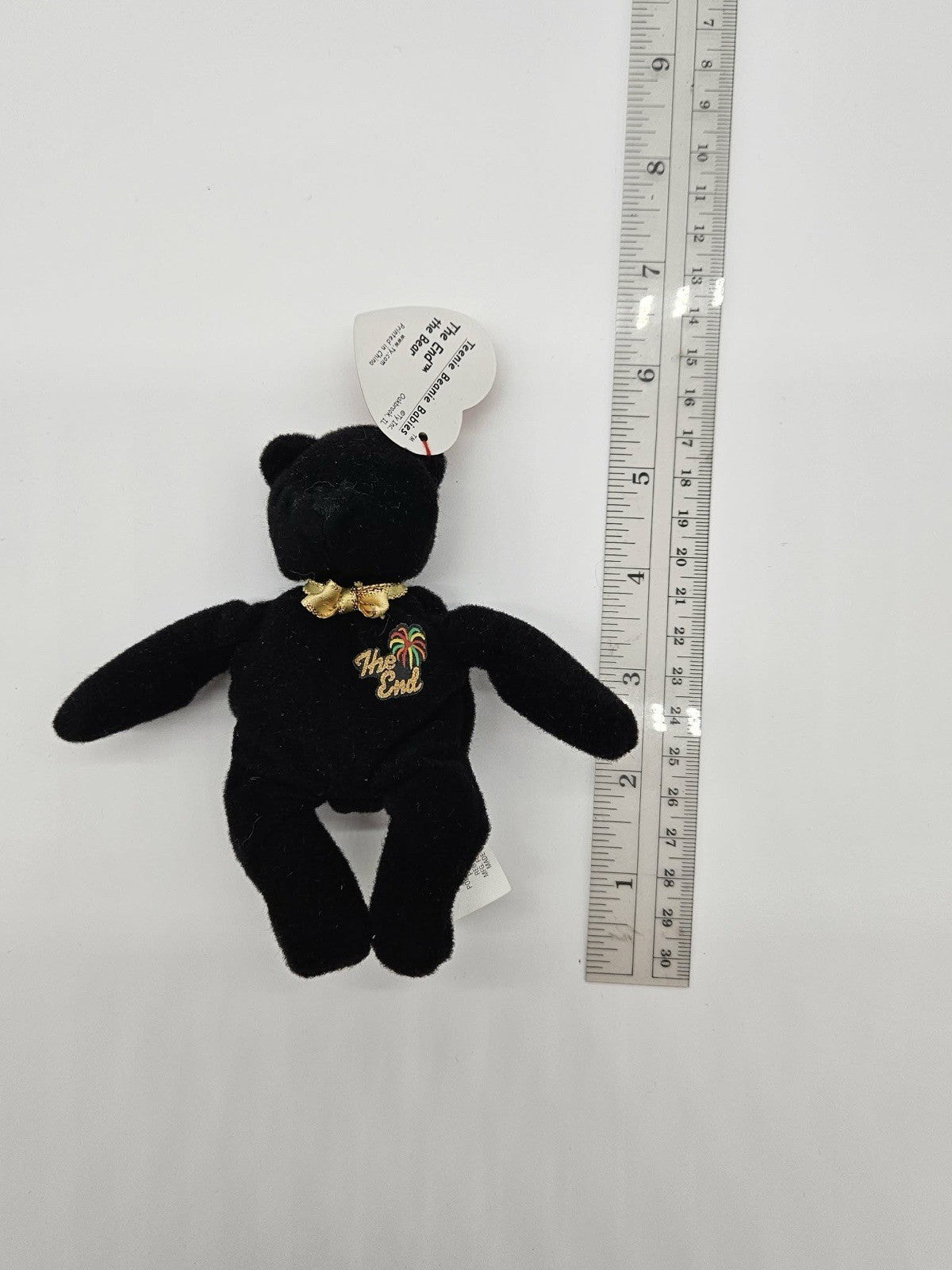 Ty Beanie Babies THE END the Bear 8” Beanbag Plush Toy