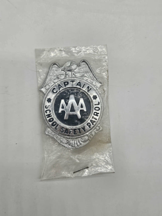 AAA Grammes Allentown Pa Captain Black School Safety Patrol Badge *NEW*