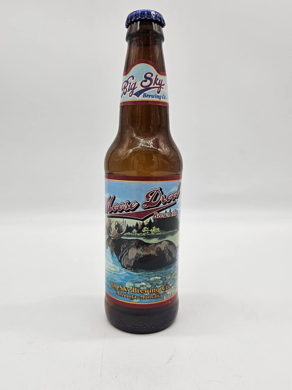 Schell's Moose Drool 12 oz. glass beer bottle