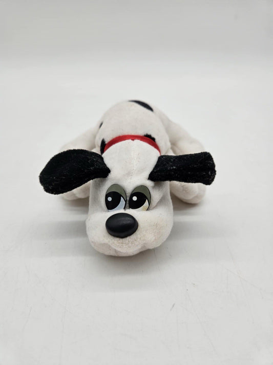 Pound Puppies Dalmatian Plush Stuffed Animal 8” Vintage 80s Tonka White Spots