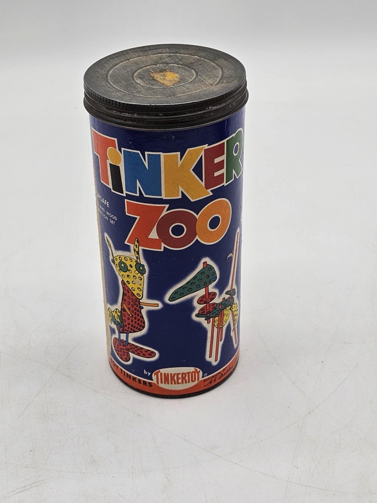 Tinkertoy Tinker-Zoo Vintage 1961 Family Retro Game