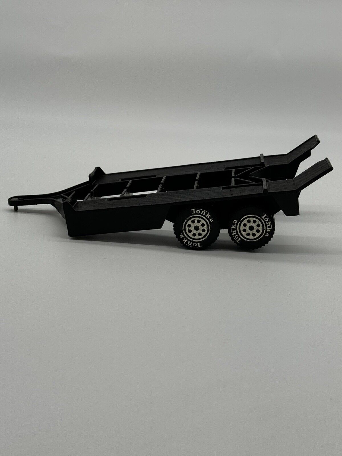 VINTAGE Tonka CAR CARRIER TRAILER Plastic 1970s Black