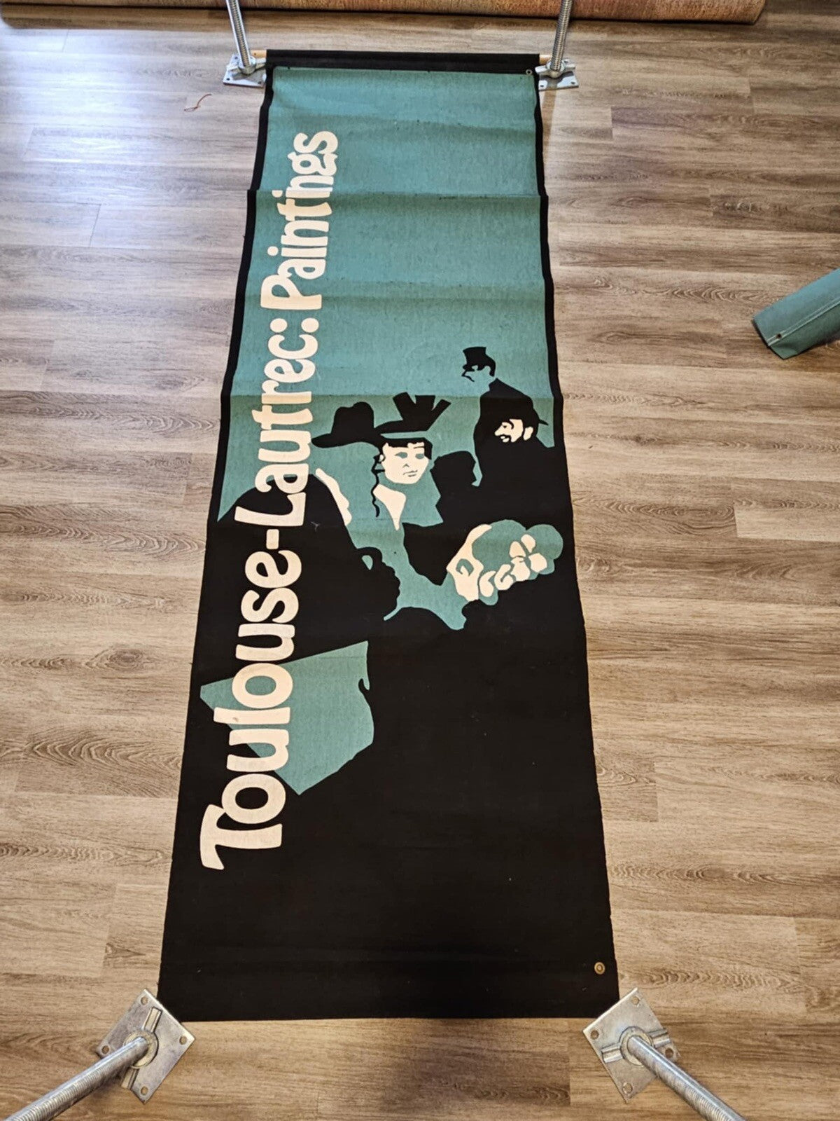 Vintage 1983 Chicago Art Museum Banners Toulouse-Lautrec: Paintings Exhibit