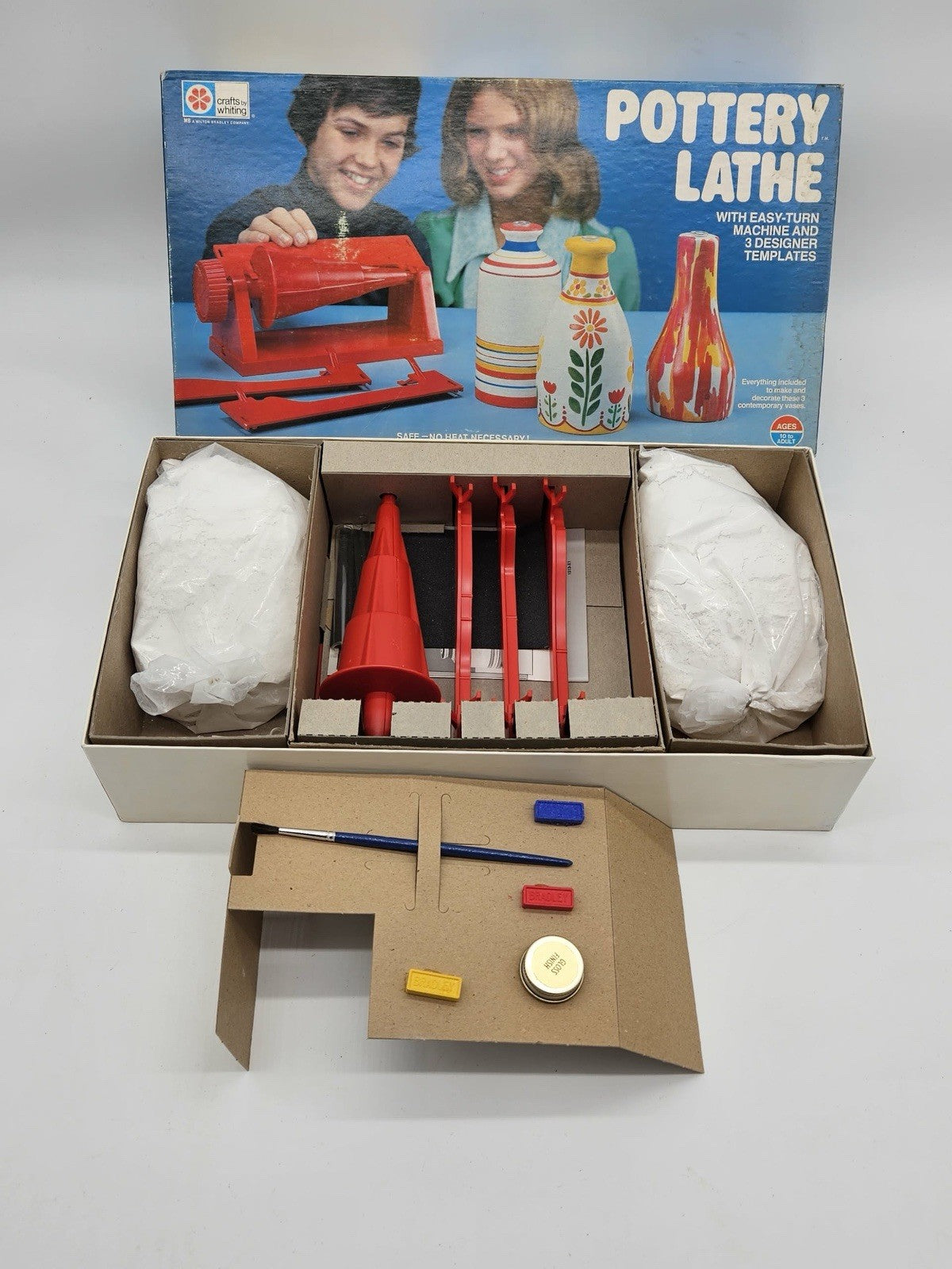 Vintage Pottery Lathe Craft Set – Crafts by Whiting – Complete in Box NEW