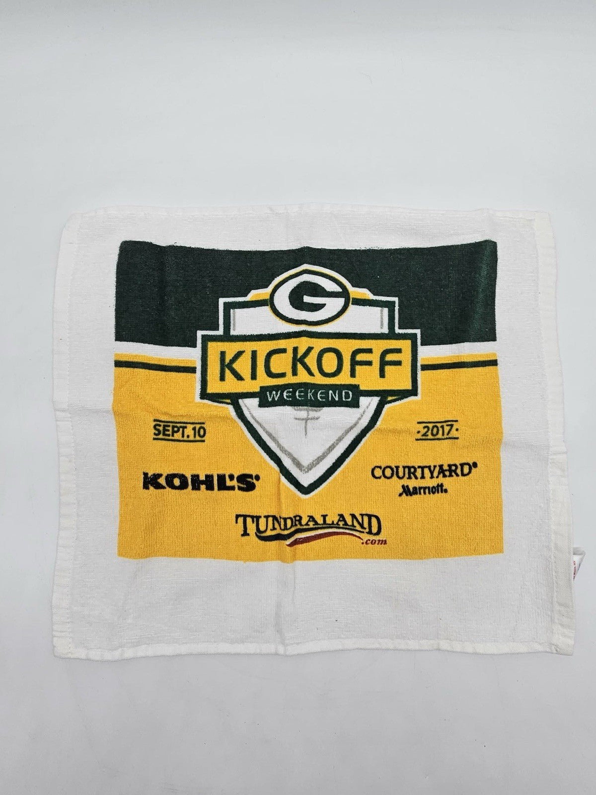 Green Bay Packers Rally Towel - Kickoff Weekend 2017 - Stadium Giveaway